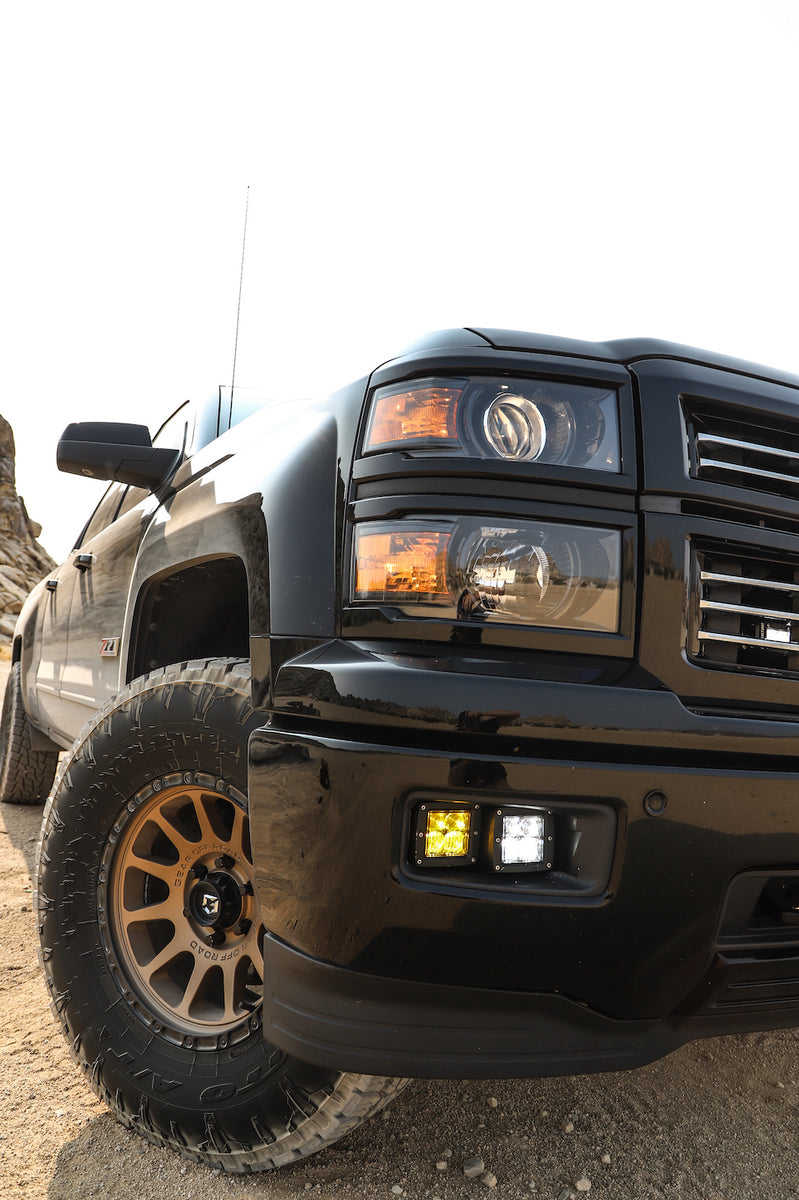 2014-2015 Silverado 1500 Fog Light Pod Brackets 2014-2015 Silverado 1500 Fog Light Pod Brackets