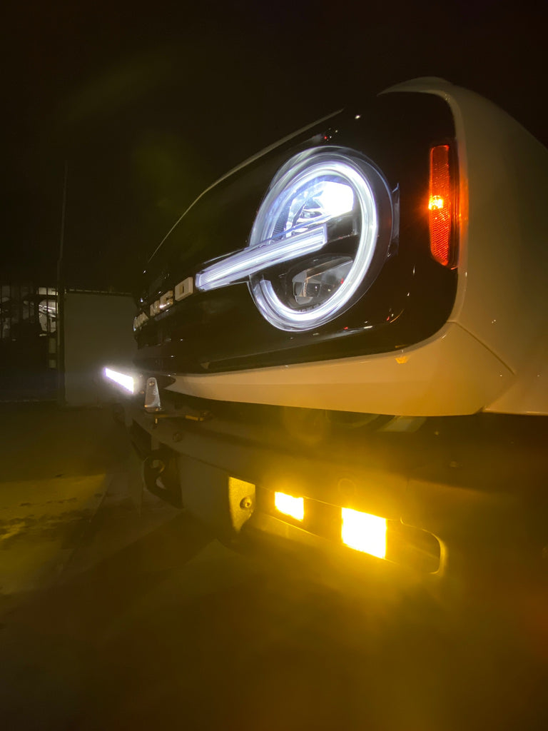 2021 2022 New Ford Bronco 30” Single Row LED lightbar Bumper Mount