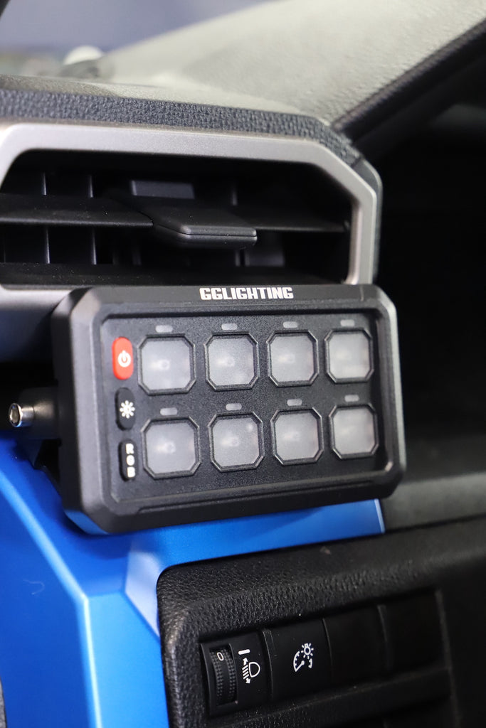 switch panel installed Toyota Tacoma 2024 2025 2026 2027
