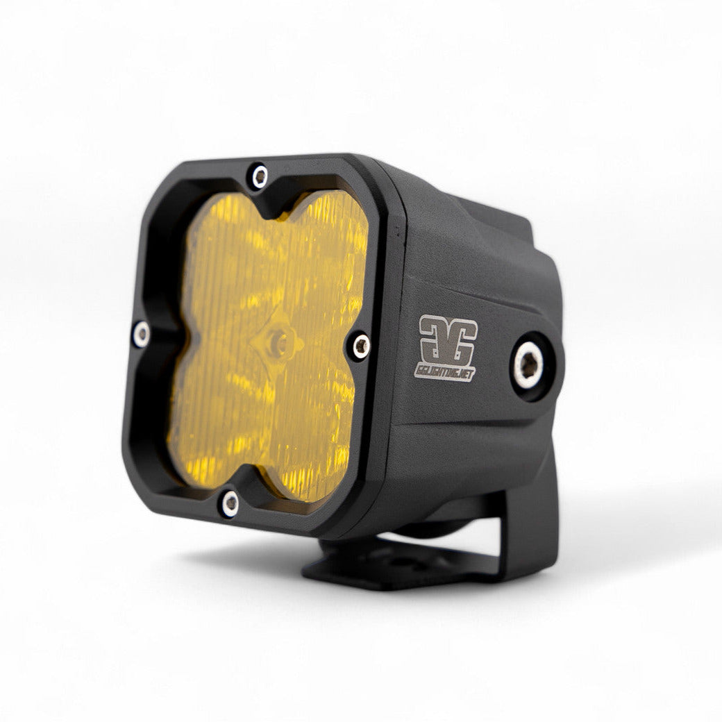 Race Series Flood LED Pod Yellow Race Series Flood LED Pod Yellow