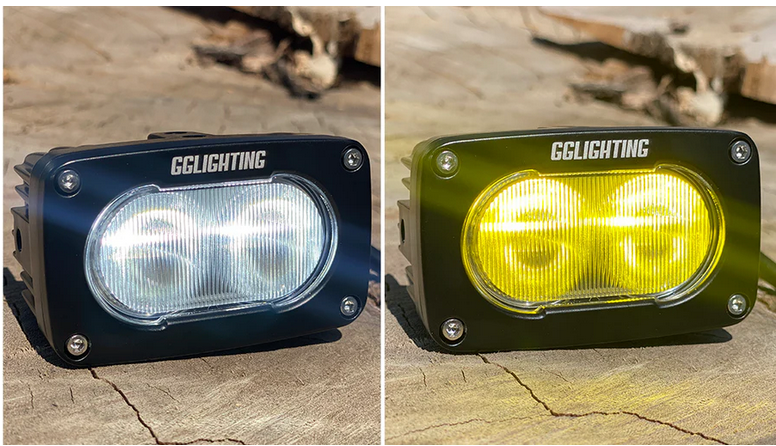 GP10 Offroad LED Pod Bundle Dual Color With Free Wiring Harness GGLighting GP10 Offroad LED Pod Bundle Dual Color With Free Wiring Harness GGLighting