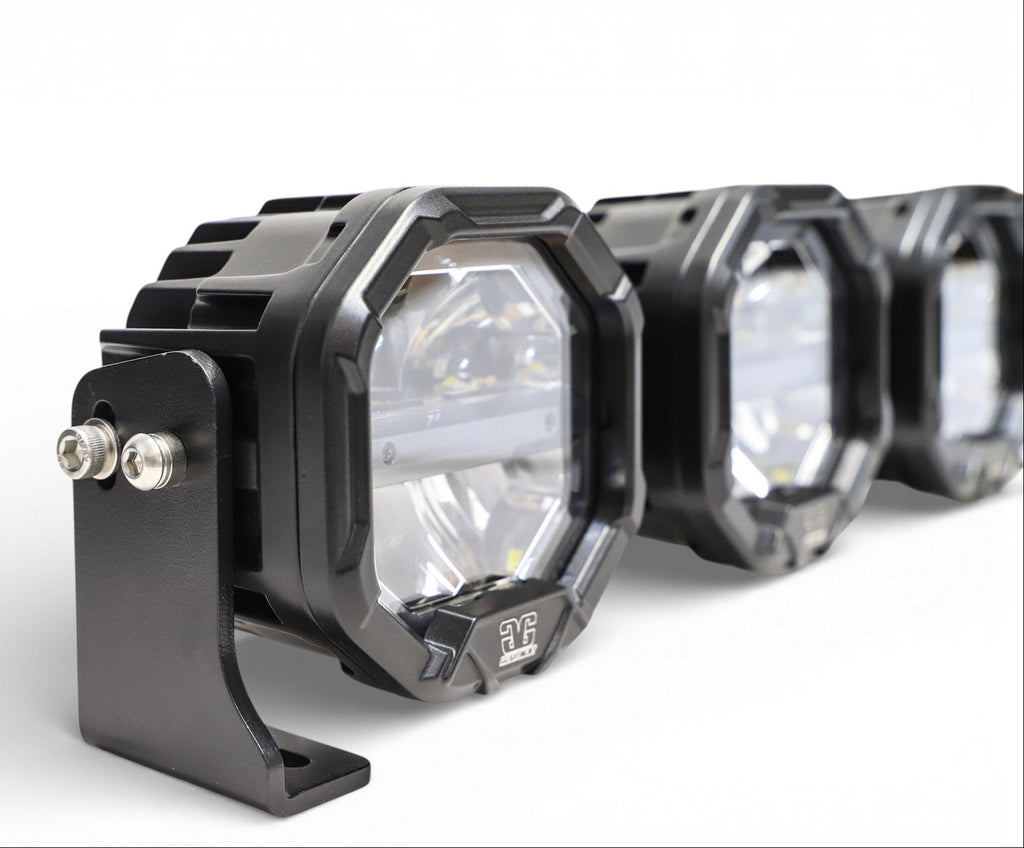2 Light U-Con Interlocking Off Road LED Pod With Amber or White DRL Ru ...