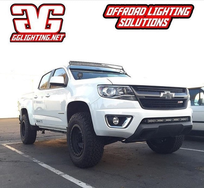 2014+ Chevy Colorado 50" Curved LED Bar Roof Mounts
