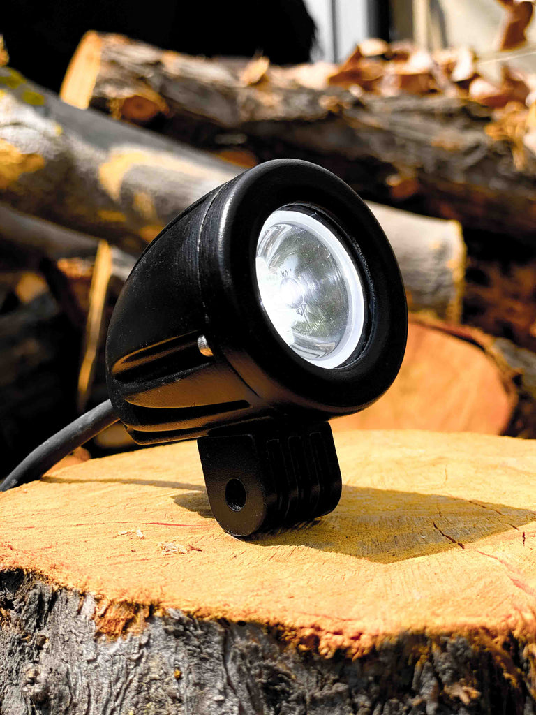 Small motorcycle round led pod
