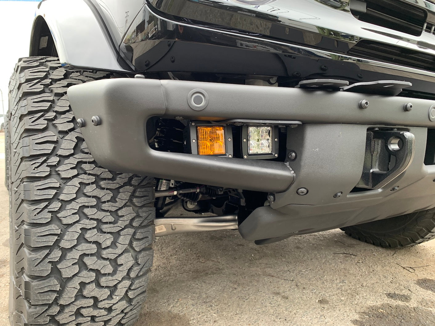 2021+ Ford Bronco Dual Pod Fog Light Mounting Bracket Mounts Only / Mounts Only 2021+ Ford Bronco Dual Pod Fog Light Mounting Bracket Mounts Only / Mounts Only